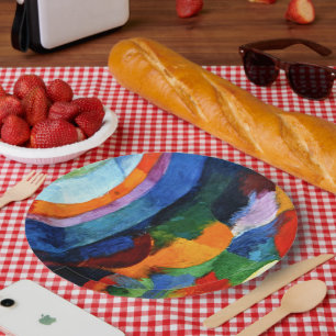 Assiettes En Carton Retarder - formes circulaires, soleil, lune,