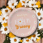 Assiettes En Carton Retro Quatre Filles toujours Super 4e anniversaire<br><div class="desc">Célébrez dans le style avec ces assiettes de papier à la mode de 4ème anniversaire. Le design est facile à personnaliser avec votre propre libellé et votre famille et vos amis seront ravis de voir ces fabuleuses assiettes de fête. Les éléments correspondants se trouvent dans la collection.</div>