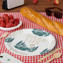 River Is Life Papier Plaques - Partie inspirée de 