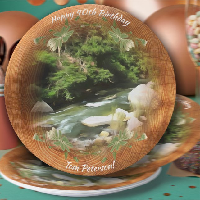 Assiettes En Carton Rivière Sud 0365 (Créateur téléchargé)