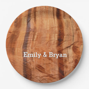 Assiettes En Carton Roche striée de double arc Alcove II à Sion