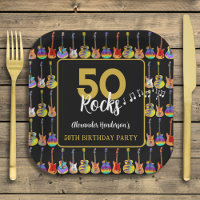 Rocher et Rouleau 50e fête d'anniversaire Custom