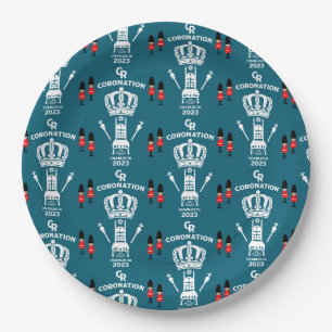 Assiettes En Carton Roi Charles III Coronation Street