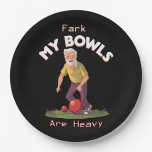 Assiettes En Carton Rolling Struggles: Fark, mes boules de pelouse son