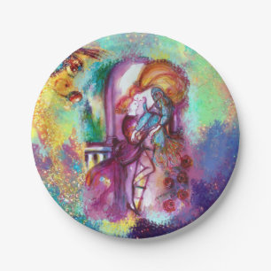 Assiettes En Carton ROMEO ET JULIET Romantique Saint Valentin