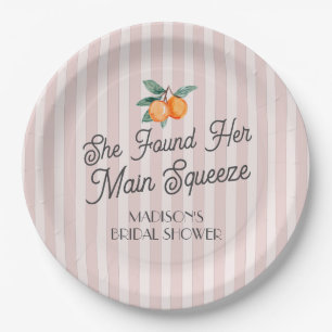 Assiettes En Carton Rose Mignonne Le Meilleur Agrumes Baby Shower de M