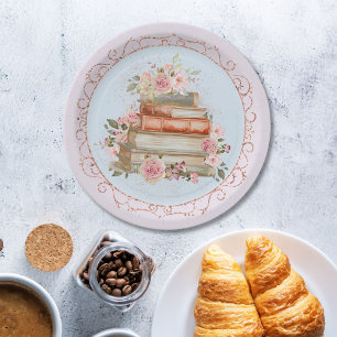Assiettes En Carton Roses roses roses vintage aquarelle et fleurs de l