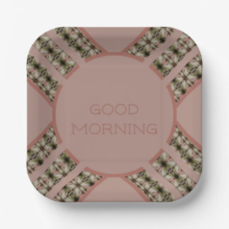 Assiettes En Carton Rosy Pink