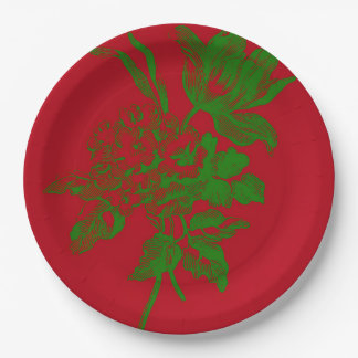 Assiettes En Carton Rouge