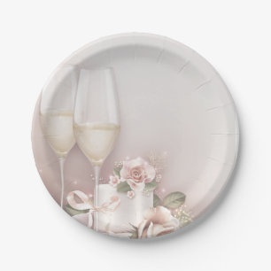 Assiettes En Carton Rougissent Champagne et durcissent