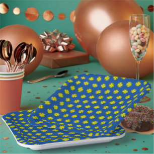 Assiettes En Carton Ruban de trèfle jaune par Kenneth Yoncich
