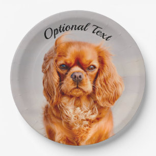 Assiettes En Carton Ruby Cavalier King Charles Spaniel