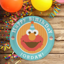 Rue Sésame | Elmo - Cupcake & Confetti Anniversair