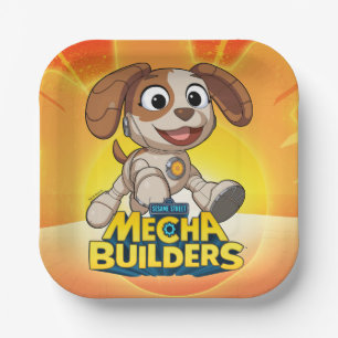 Assiettes En Carton Rue Sésame   Méca Builders Tango En Action