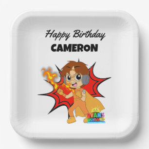Assiettes En Carton Ryan's World Birthday