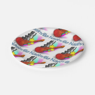 Assiettes En Carton Rythme de Nashville