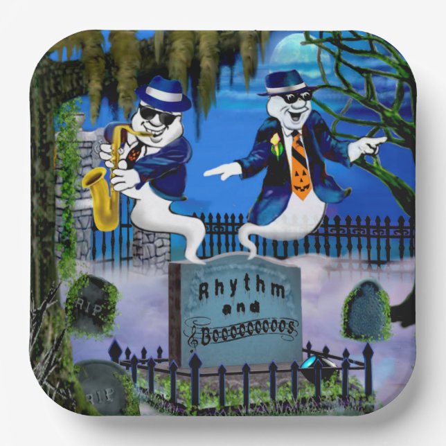 ASSIETTES EN CARTON RYTHME ET BOOOS (Recto)