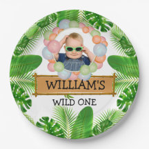 Safari Animaux Wild One Birthday PHOTO