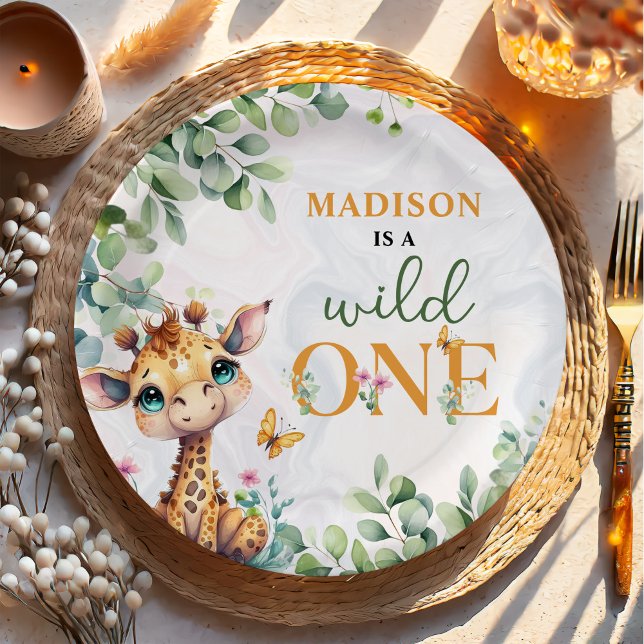 Assiettes En Carton Safari Jungle Animaux Anniversaire (Créateur téléchargé)