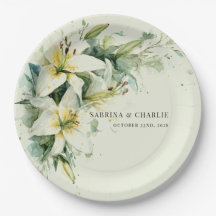 Sage Green Lily Valley Elegant Floral Wedding