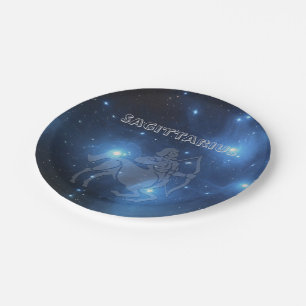 Assiettes En Carton Sagittaire transparent