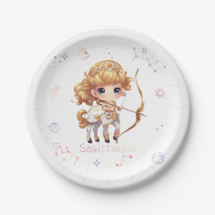 Assiettes En Carton Sagittarius Zodiac