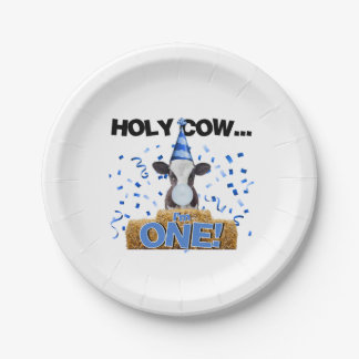 Assiettes En Carton Sainte vache Je suis une