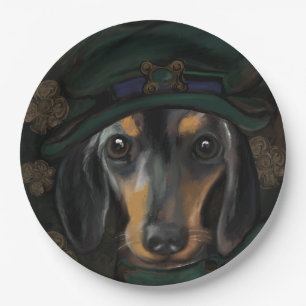 Assiettes En Carton Salutation de St. Patty Doxie