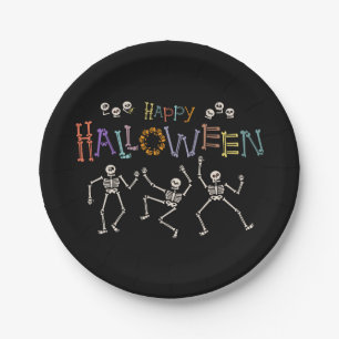 Assiettes En Carton Salutations d'Halloween