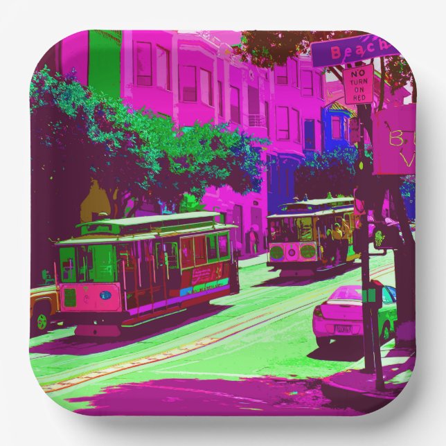 Assiettes En Carton San Francisco 009 (Recto)