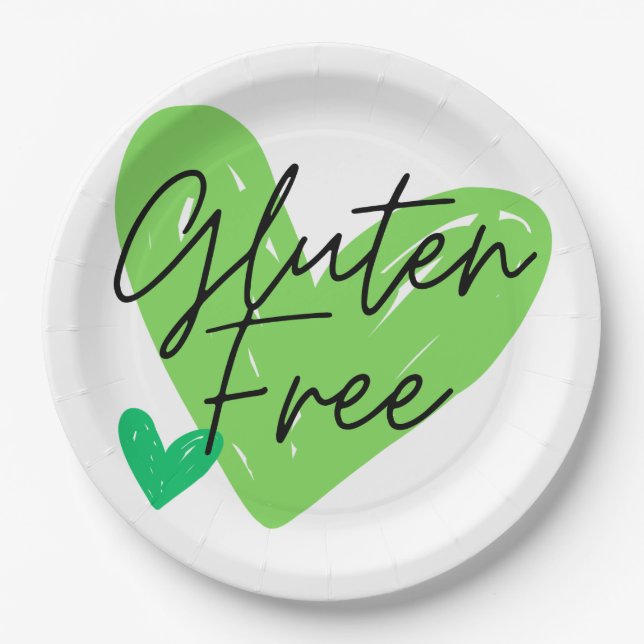 Assiettes En Carton Sans gluten (Devant)