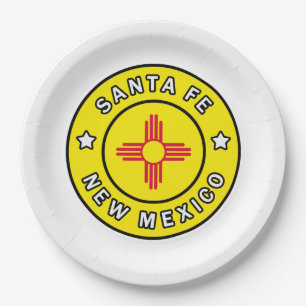 Assiettes En Carton Santa Fe Nouveau Mexique