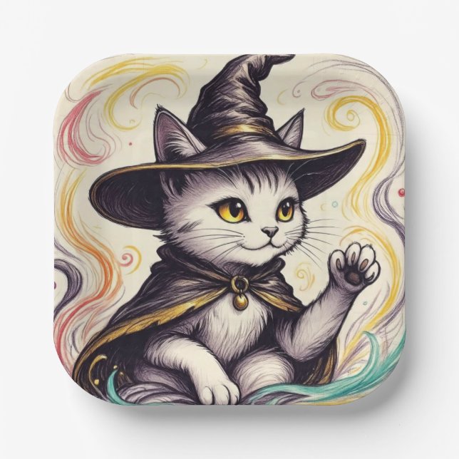 Assiettes En Carton SassyWitch (Recto)