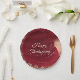 Assiettes En Carton Sauce aux Canneberges Thanksgiving