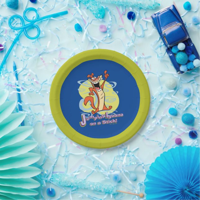 Assiettes En Carton Sauter Igauna sur une bâche!™ (Fête)