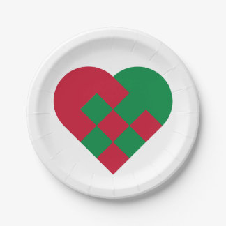 Assiettes En Carton Scandinavian Yule Hear - Christmas Holiday -