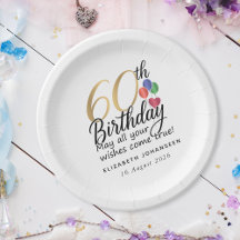 Scénario 60e Anniversaire Typographie Or Moderne F