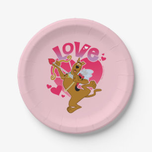 Assiettes En Carton Scooby-Doo Cupidon - Amour