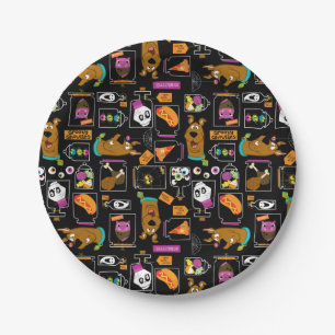 Assiettes En Carton Scooby-Doo Halloween Scooby-Doo Motif