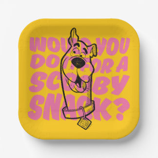 Assiettes En Carton Scooby-Doo |Le Feriez-Vous Pour Un Snack Scooby ?