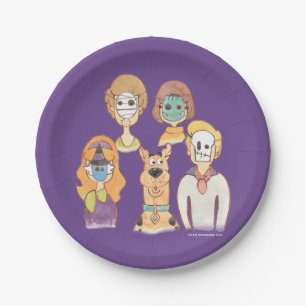 Assiettes En Carton Scooby-Doo  Nos masques d'Halloween