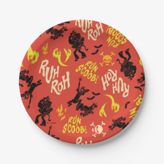 Assiettes En Carton Scooby-Doo | Ruh Roh Run Scoob ! Motif