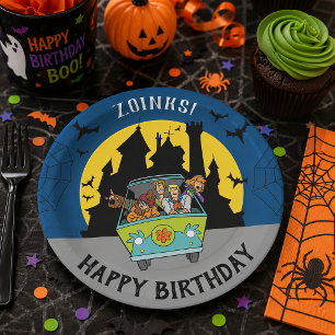 Assiettes En Carton Scooby-Doo Spooktacular Anniversaire d'Halloween