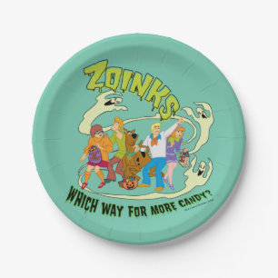 Assiettes En Carton Scooby Which Way for More Candy ?