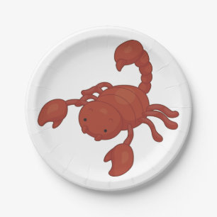 Assiettes En Carton Scorpion