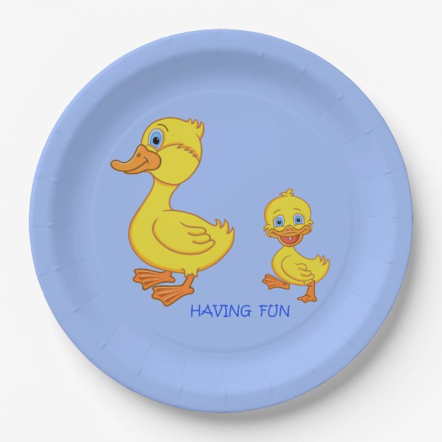 Assiettes En Carton Se divertir (Devant)