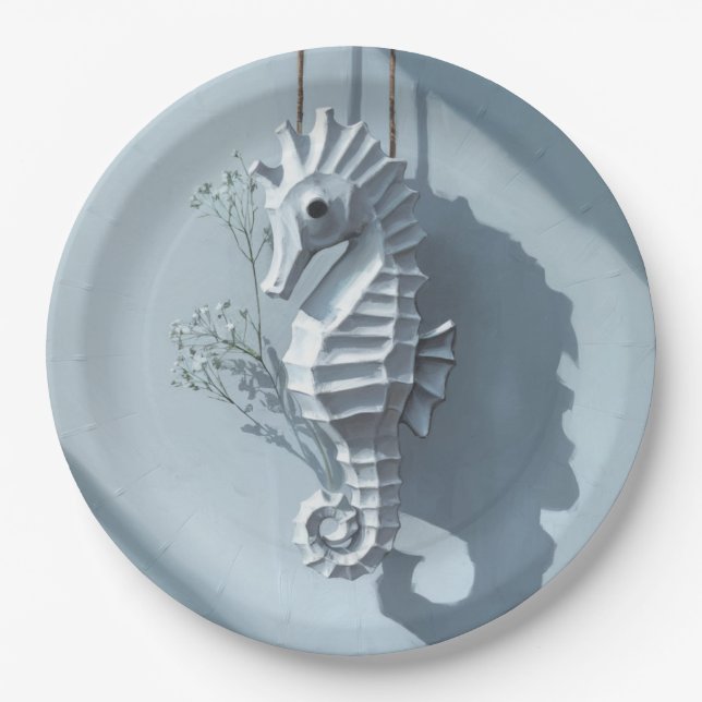 Assiettes En Carton Seahorse (Devant)