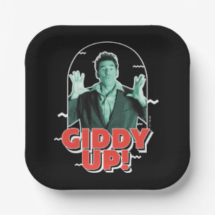 Assiettes En Carton Seinfeld Kramer - Giddy Up!