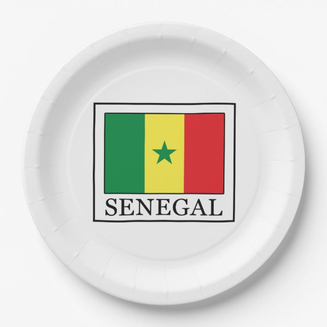 Assiettes En Carton Sénégal (Devant)