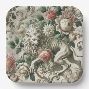 Assiettes En Carton Sentinelle de Bloombound – Conception florale goth